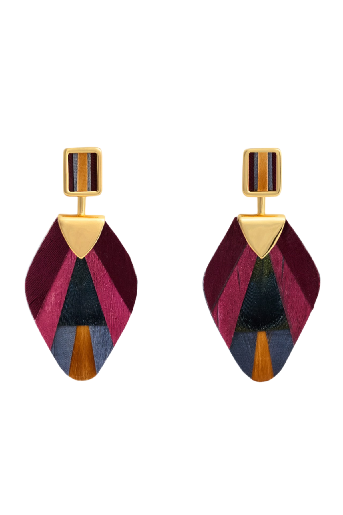 KELSEY BEZEL DROP EARRING Sassanova