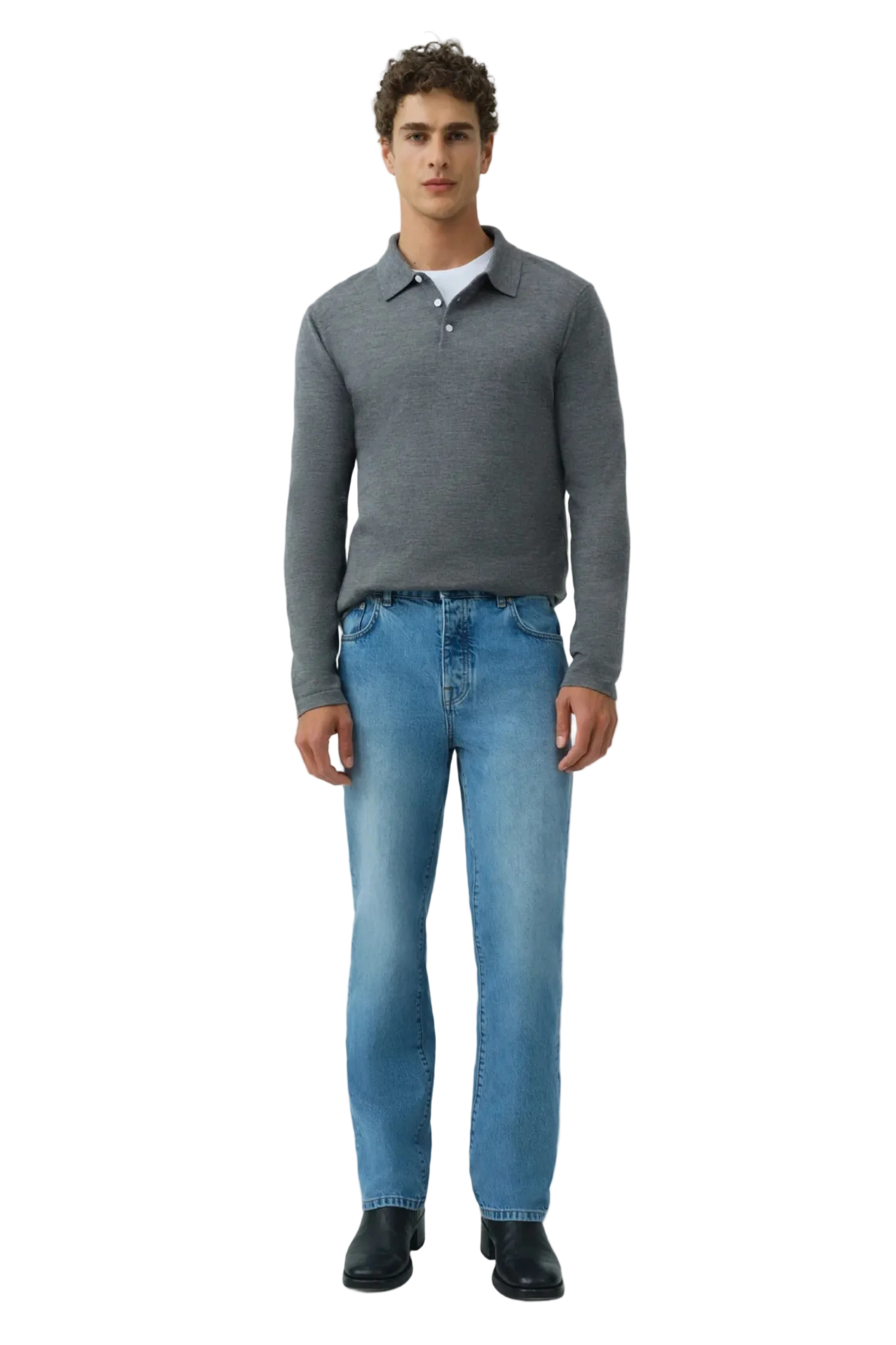 NOVAMAN - REYNOLDS LONG SLEEVE POLO Sassanova Novaman
