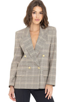 MAVERICK PLAID BLAZER
sassanova