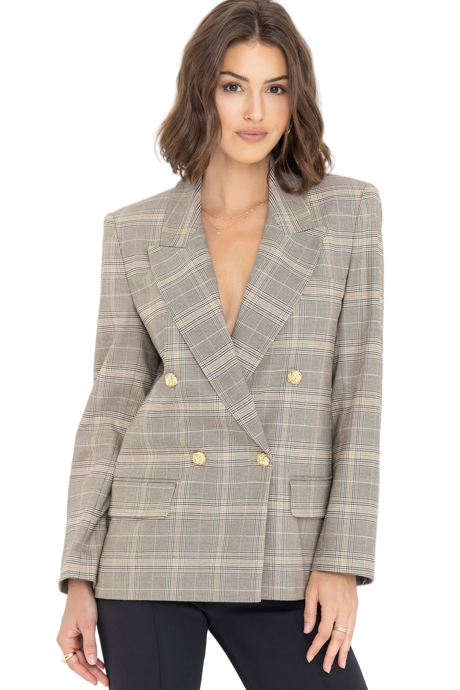 MAVERICK PLAID BLAZER
sassanova