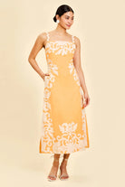 SAMMY EMBROIDERED MIDI DRESS - Dresses - Sassanova