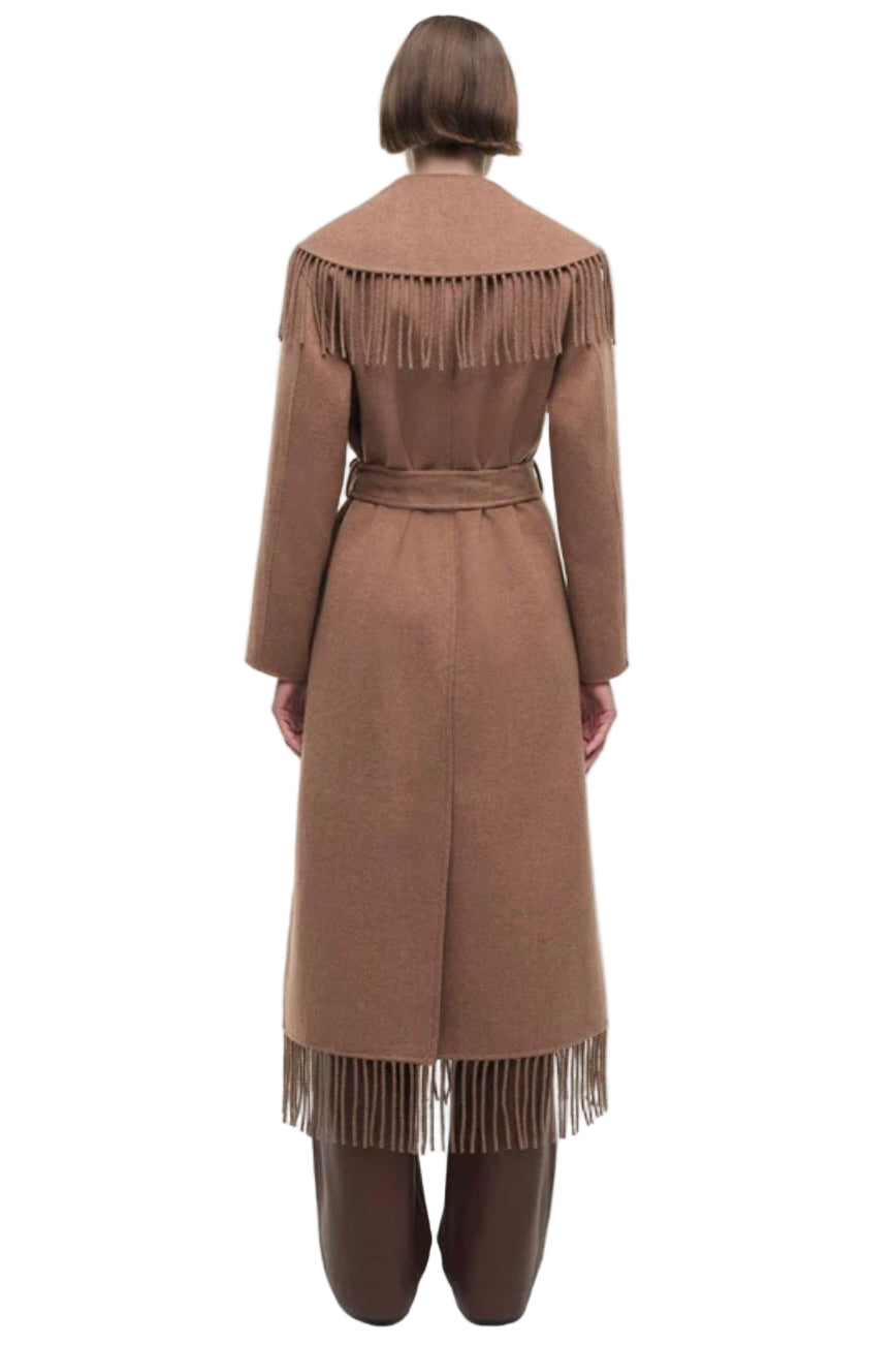 CARRIE FRINGE ROBE COAT
sassanova