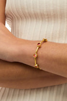 BRITTANY MULTI BEZEL CUFF - Bracelets - Sassanova
