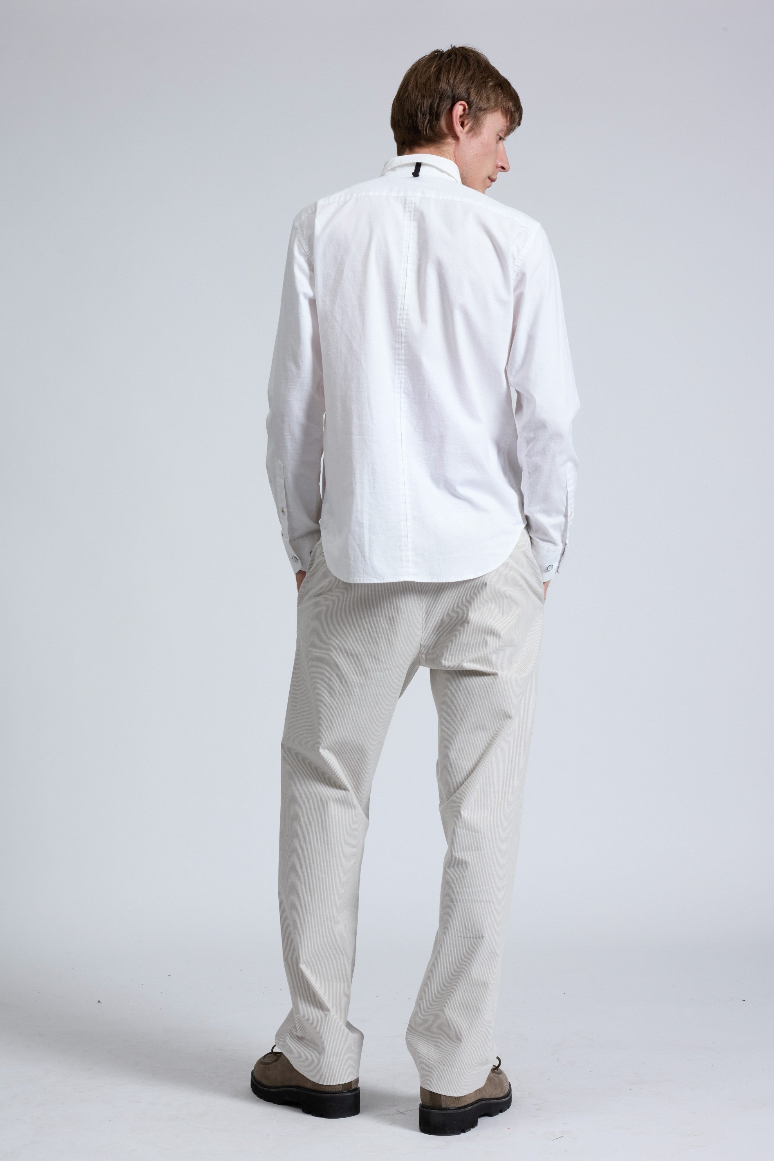 TOMLIN STRETCH DOBBY SPORT SHIRT - Long Sleeved Shirts - Novaman