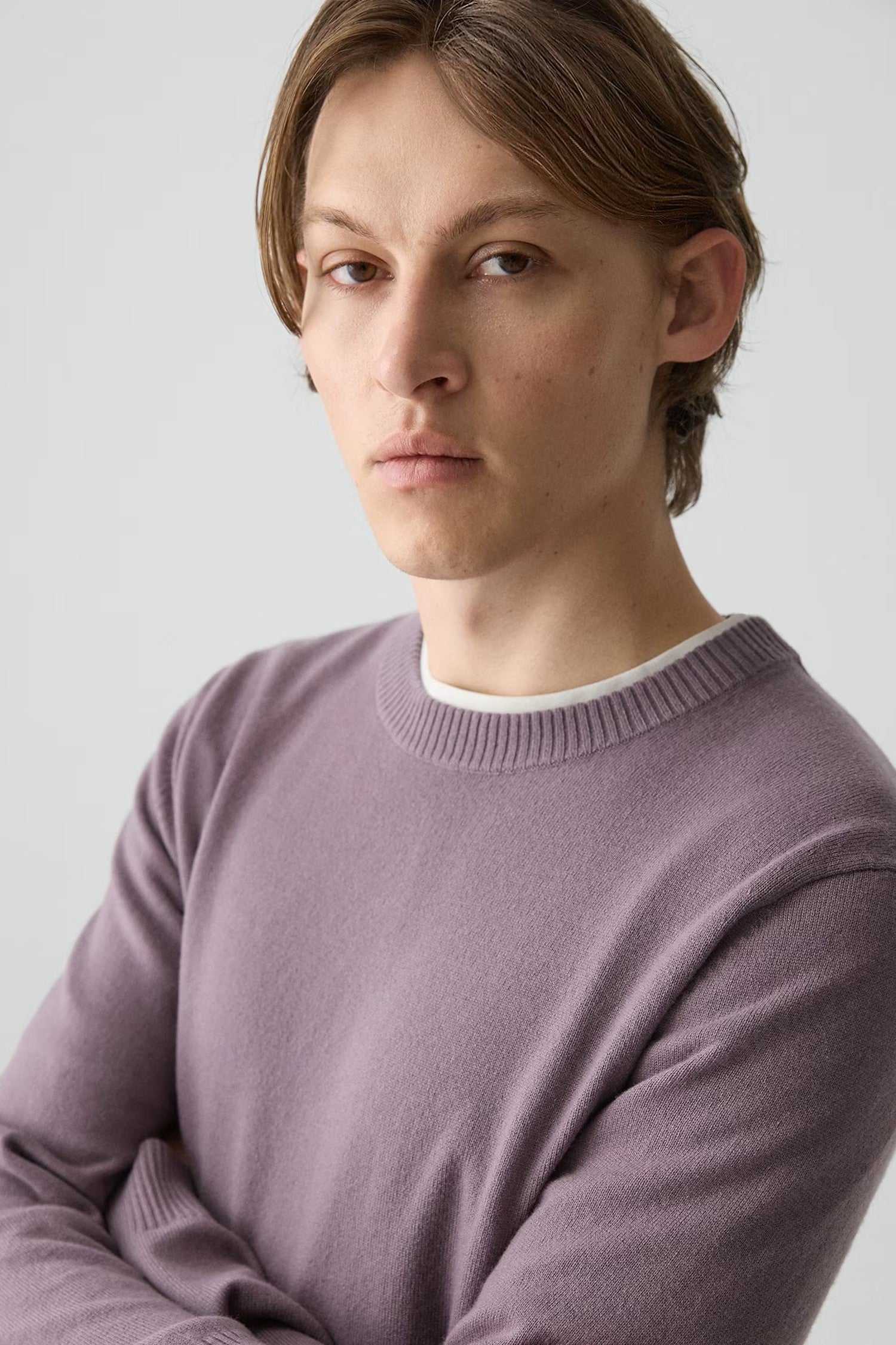 HILLES CASHMERE CREW - Sweaters - Novaman