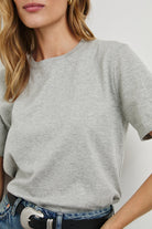 COTTON CASHMERE SS TEE - sassanova