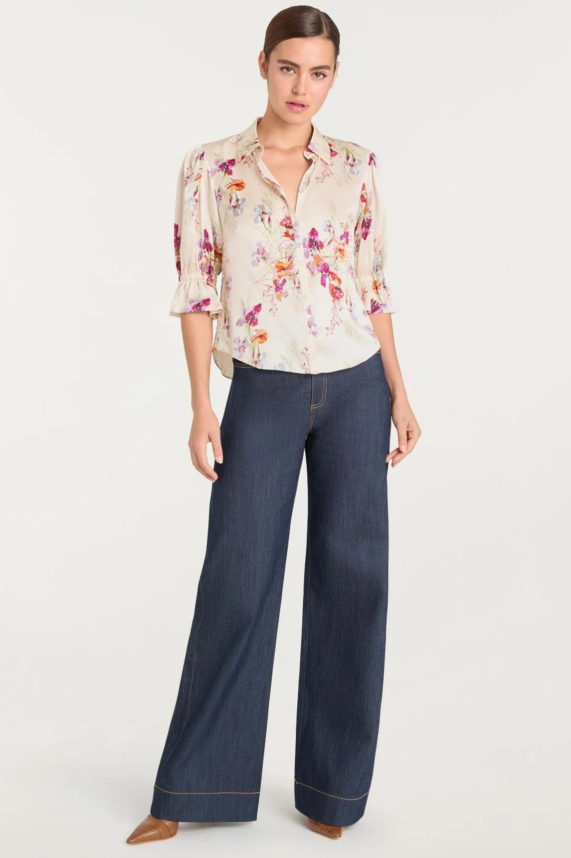 IRIS BOUQUET FIONA TOP - Blouses - Sassanova