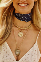 COURAGE YEAR OF HORSE NECKLACE- DRAWN LINK CHAIN-Sassanova