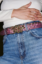 GOLDEN SNAKE BUCKLE - Belts - Sassanova