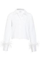 LARGAUX FEATHER TOP - Blouses - Sassanova