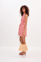 INNA SLEEVELESS POPLIN MINI DRESS - Dresses - Sassanova