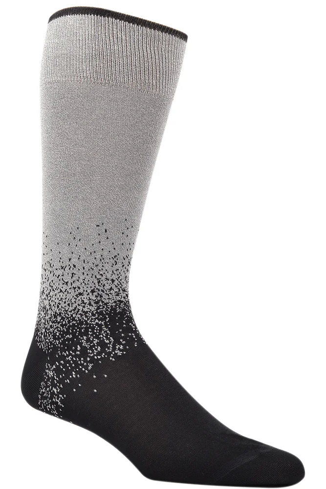 TONAL ABSTRACT SOCKS GREY