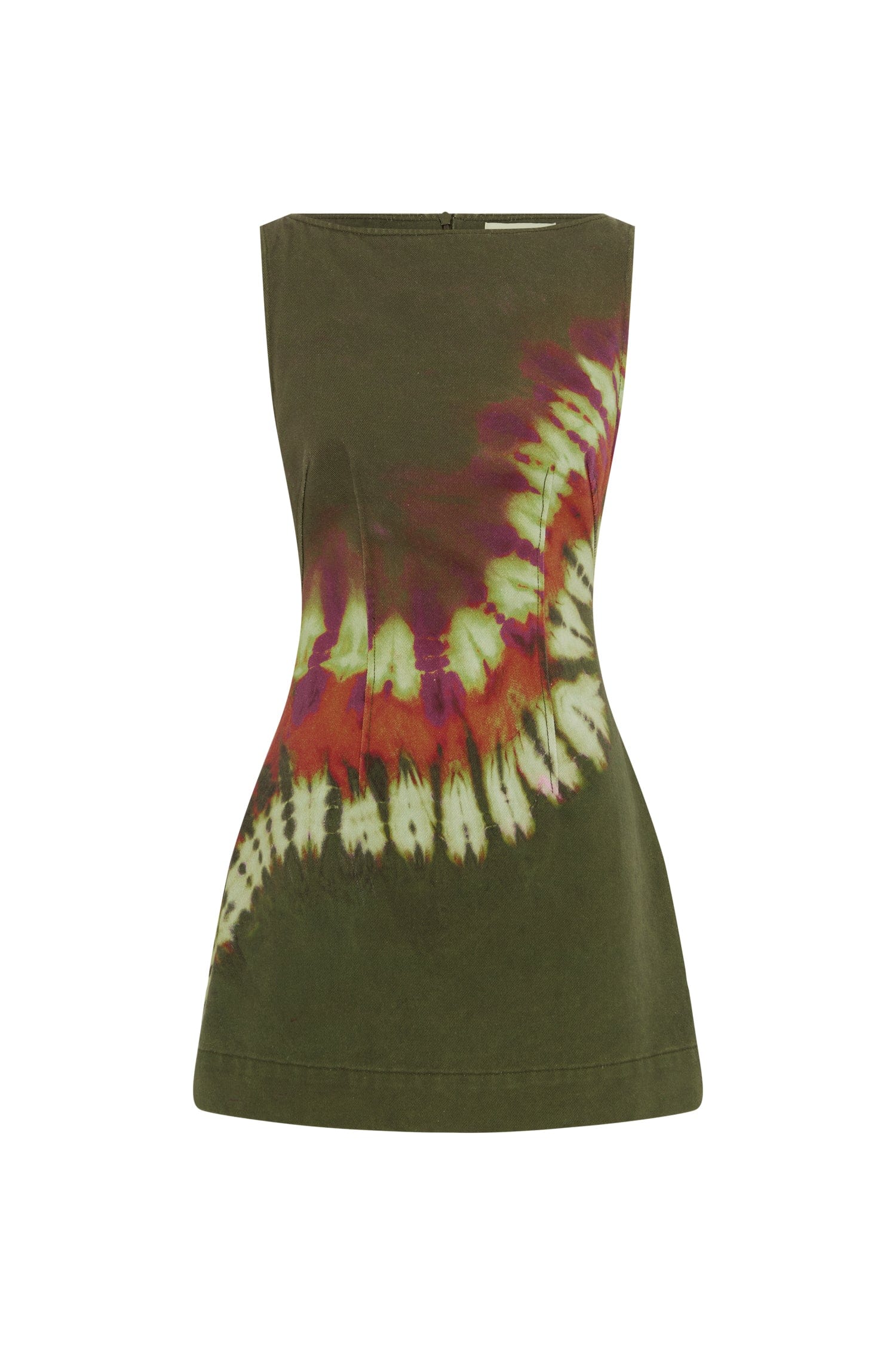 MARILYN DENIM MINI DRESS - Dresses - Sassanova