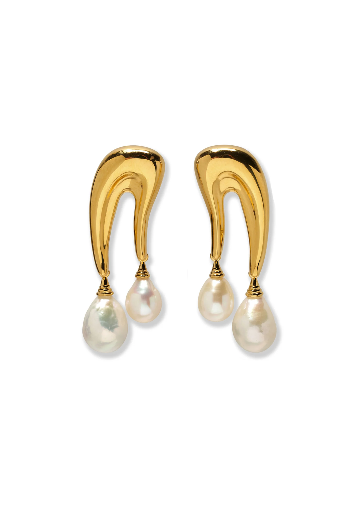 SCULPTURA EARRINGS- GOLD Sassanova