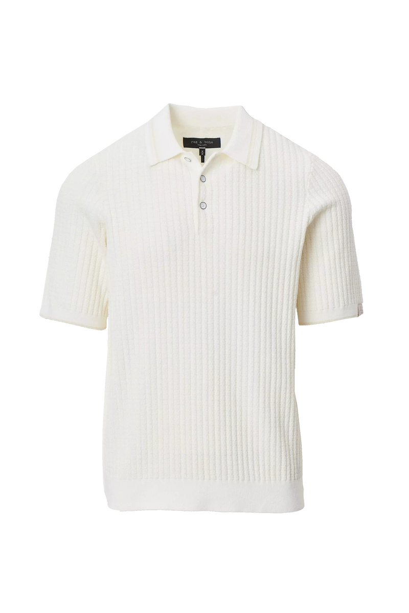 HARVEY RIBBED POLO