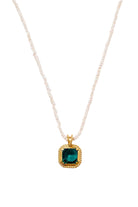 EMERALD CATANIA PENDANT PEARL NECKLACE
sassanova