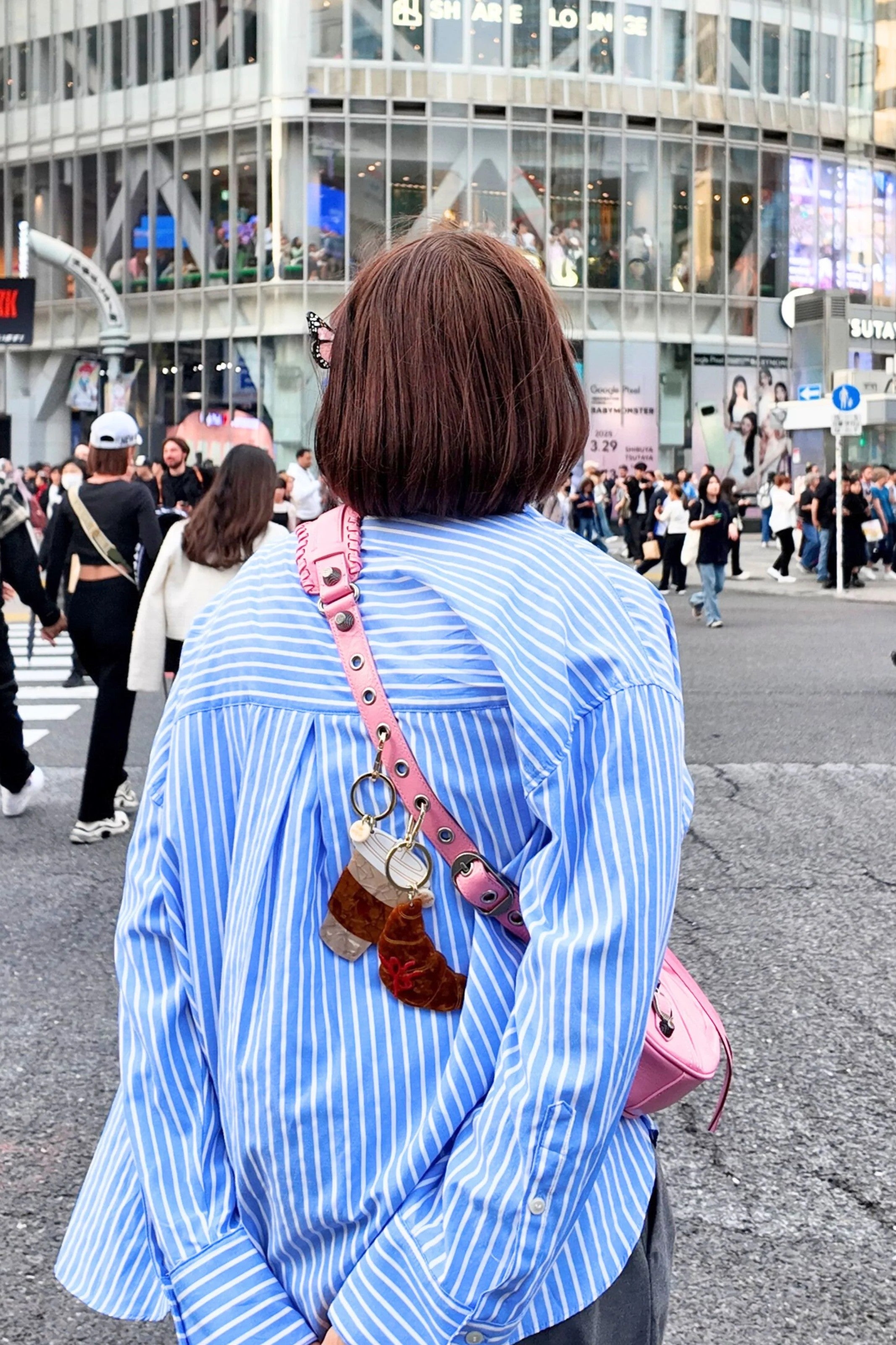HAND PAINTED COFFEE CUP BAG CHARM & KEYCHAIN - sassanova