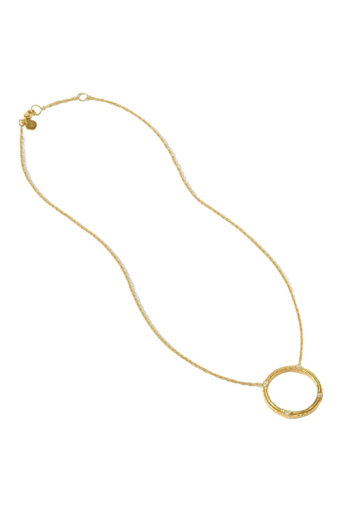 ASTOR DELICATE NECKLACE- GLD/CZ