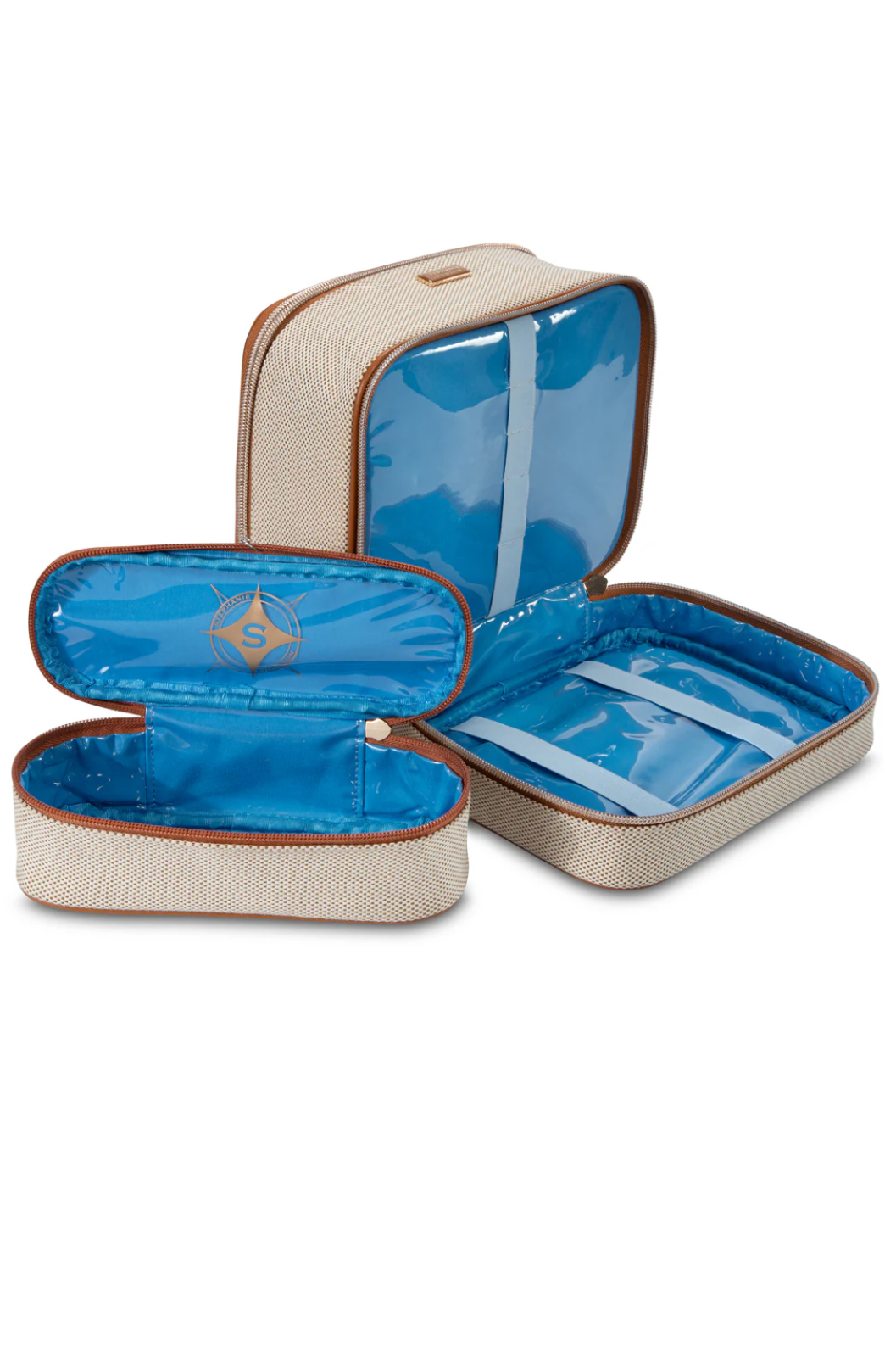 TROPEA IVORY JENNY TRAIN CASE - sassanova