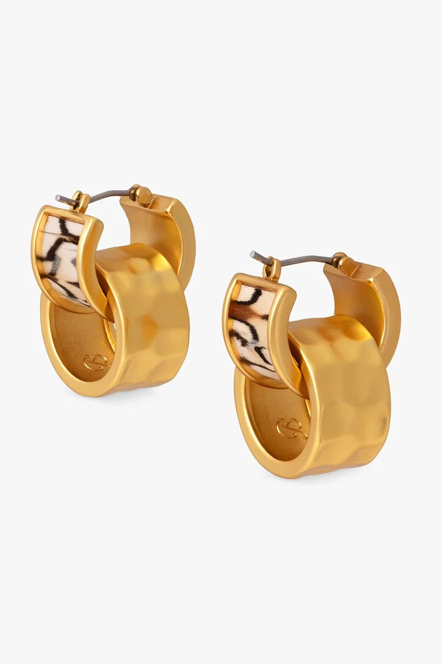 MICHELLE DOUBLE HOOP EARRING - Earrings - Sassanova