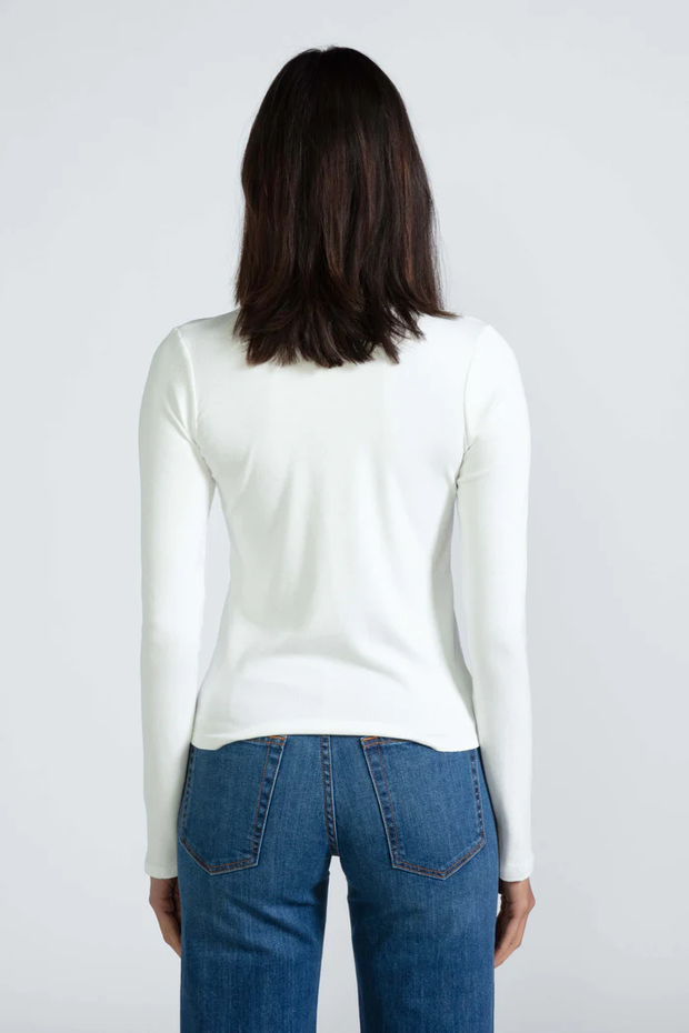 MOCK NECK LS TOP