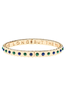 FOREVER TIME FLIES BANGLE- LAPIS & MALACHITE sassanova