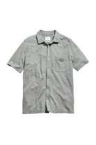 SHORT SLEEVE TEXTURED KNIT SHIRT - Polos - Novaman