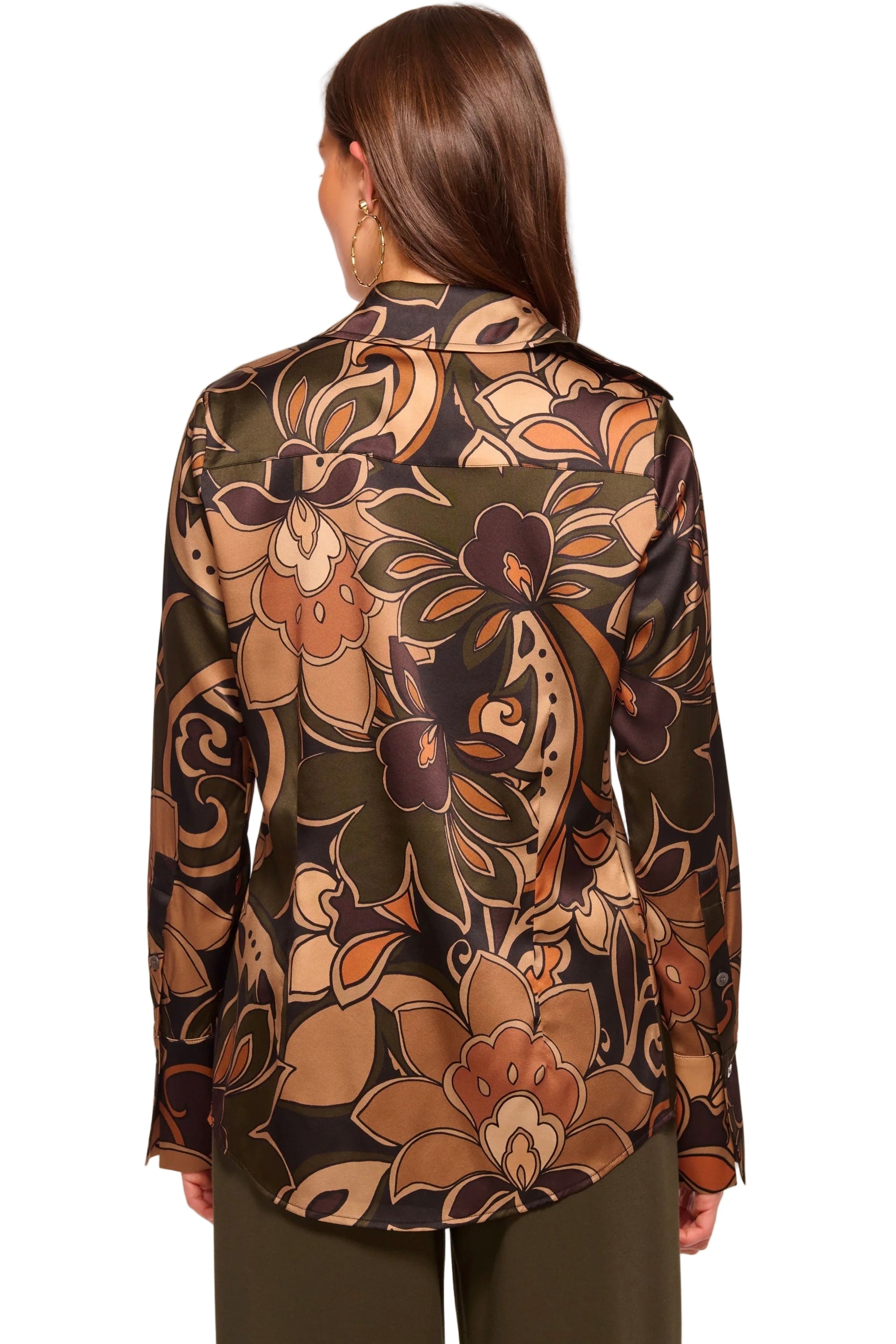 RETRO PRINTED VICTORIA BLOUSE - Blouses - Sassanova