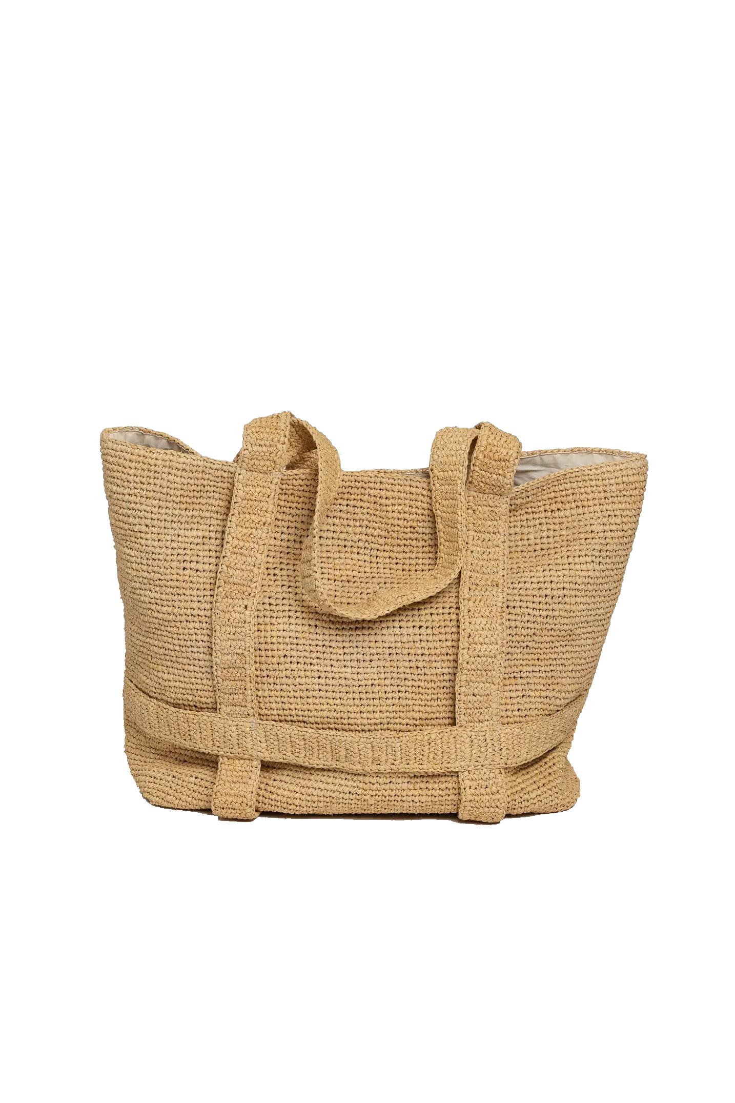 THE ORIGINAL STRAW TRAVELER BAG- NATURAL - Handbags - Sassanova