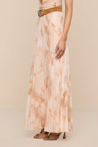 TORIN PLEATED MAXI SKIRT - Skirts - Sassanova