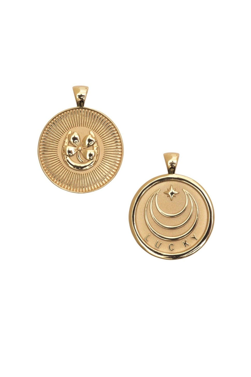 LUCKY SM PENDANT NECKLACE- SATELLITE CHAIN - Necklaces - Sassanova