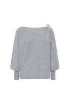IDA OTS CRYSTAL TIE SWEATER Sassanova