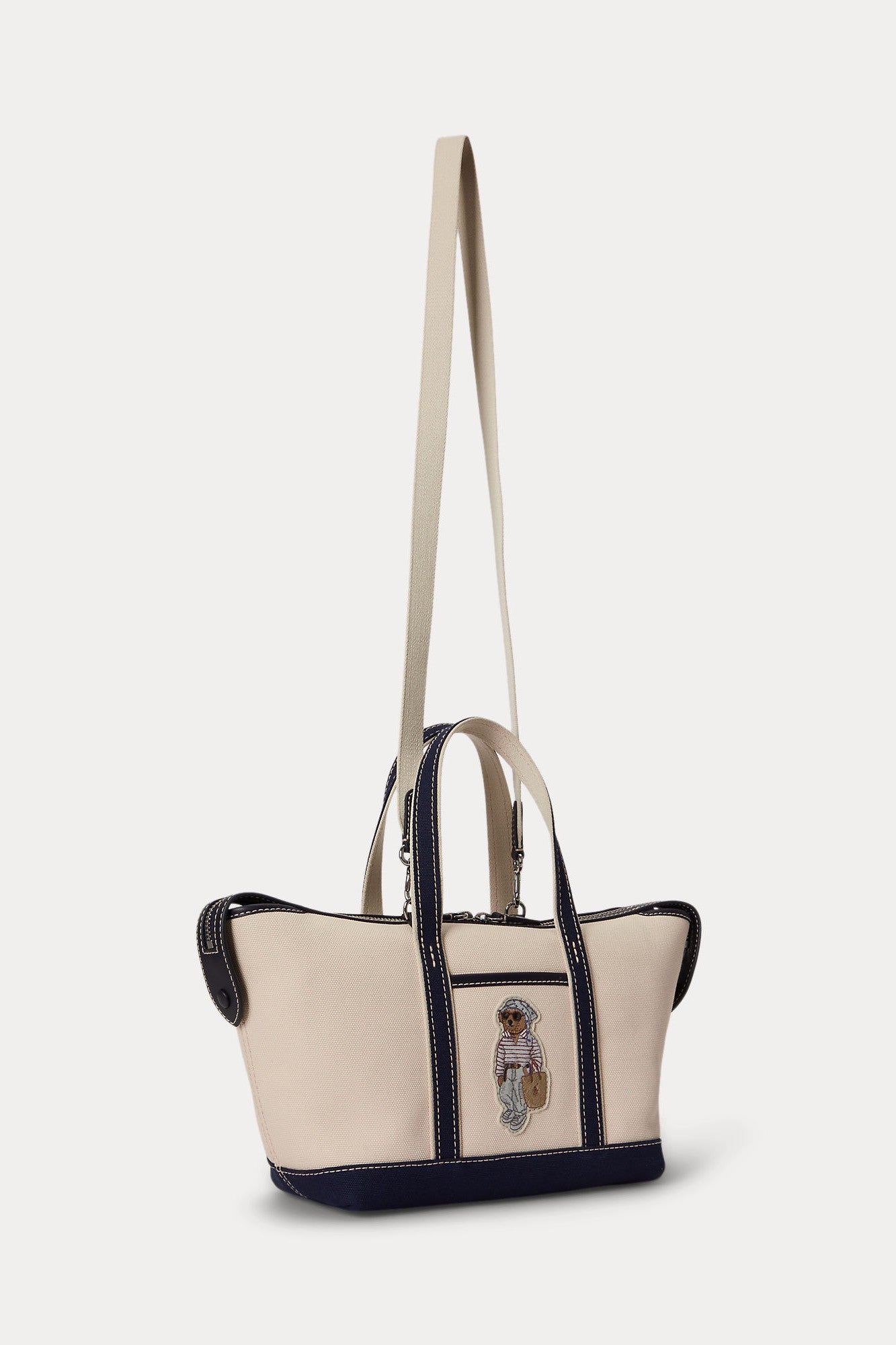 MINI CANVAS BEAR SHOP TOTE - Handbags - Sassanova