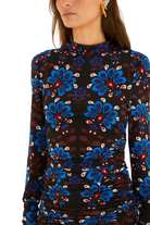 LATINA SCARF JERSEY MINI DRESS - Sassanova