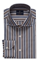 PRINTED POPLIN STRETCH DRESS SHIRT Sassanova NovaMan