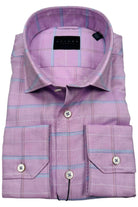 LUXE MELANGE TWILL CHECK SHIRT
sassanova