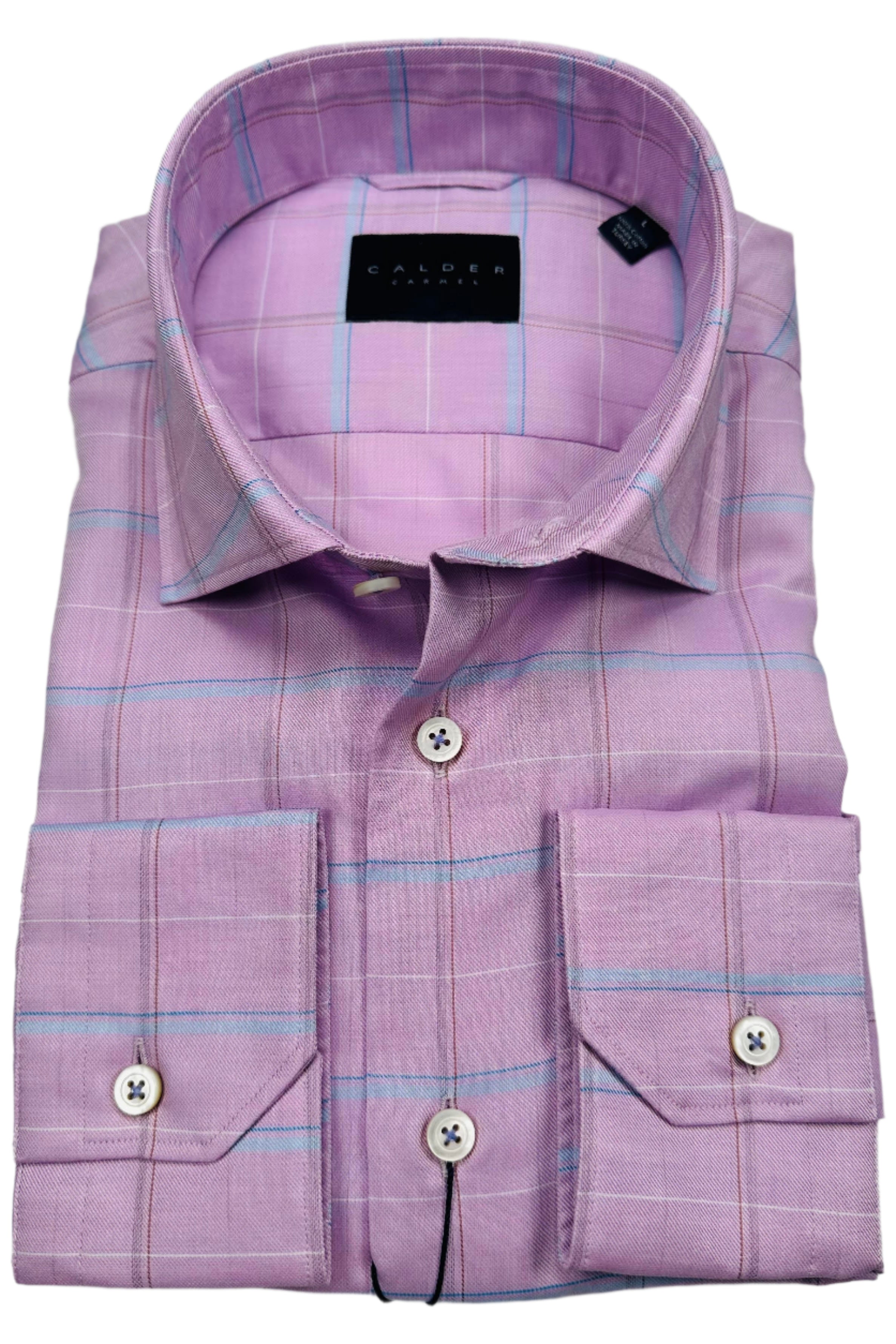 LUXE MELANGE TWILL CHECK SHIRT
sassanova