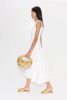 METALLIC RAFFIA SALERNO SANDAL - SHOES - SASSANOVA