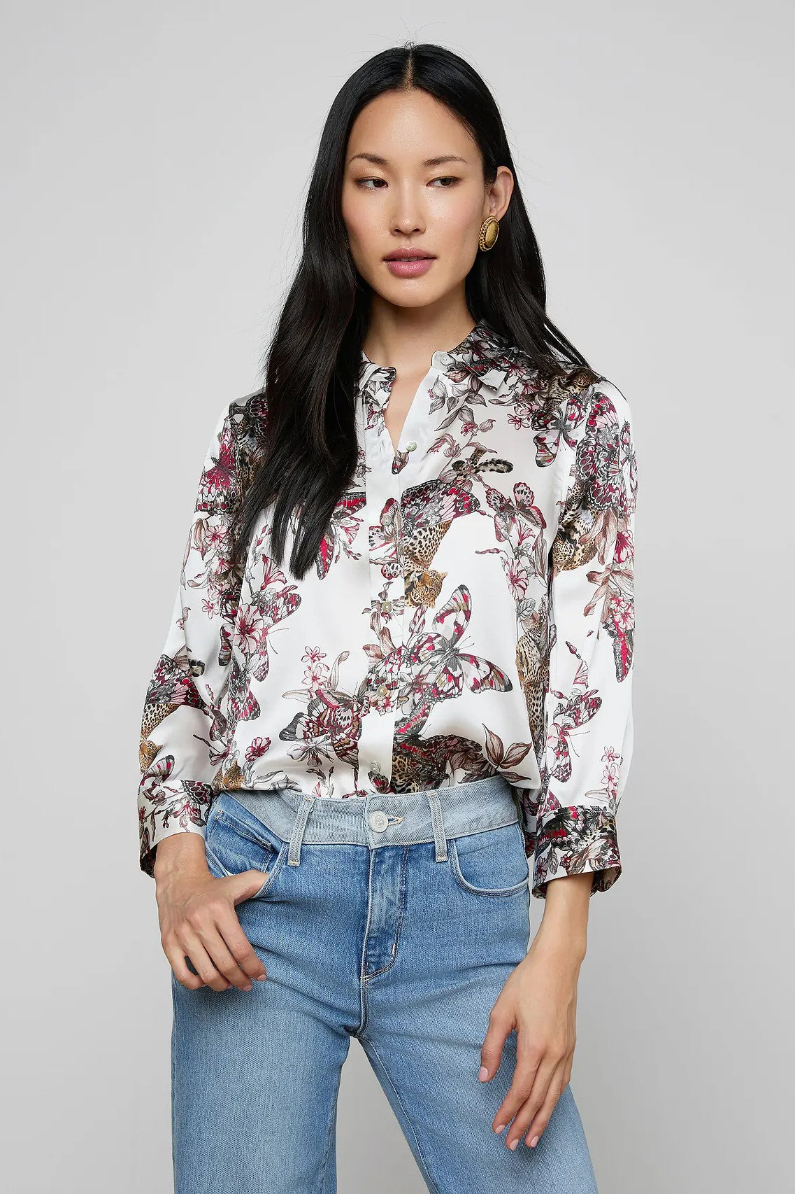 DANI 3/4 SLEEVE BLOUSE - Blouses - Sassanova