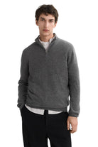 1/4 ZIP CASHMERE SWEATER-NovaMan