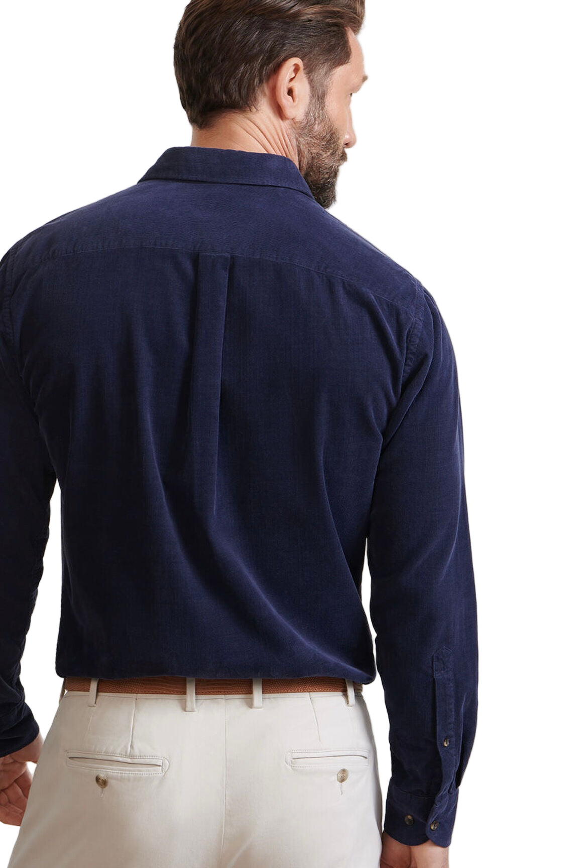 ASPEN COTTON CASHMERE  CORDUROY SPORT SHIRT - Long Sleeved Shirts - Novaman