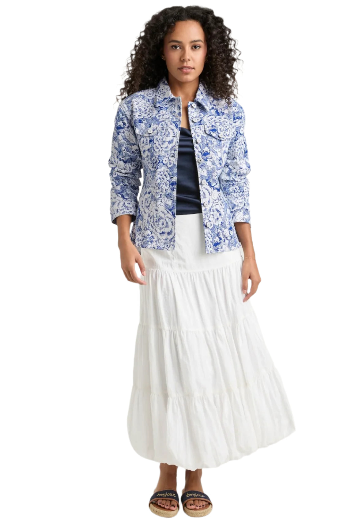 SKETCHBOOK FLORAL SCRUNCHED CANYON JACKET
sassanova