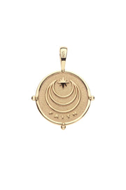 FAITH PETITE EMBELLISHED COIN NECKLACE- SATELLITE CHAIN