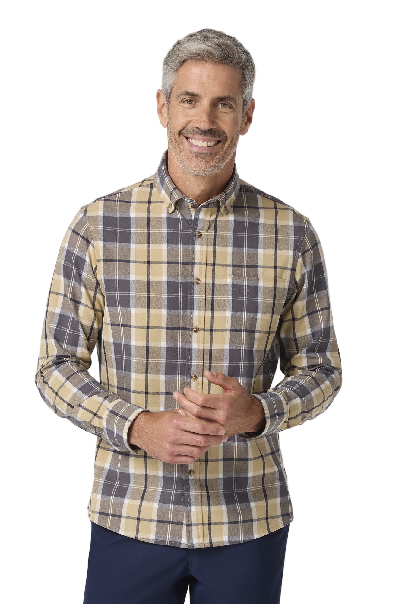 CITY FLANNEL LS SPORT SHIRT - Novaman