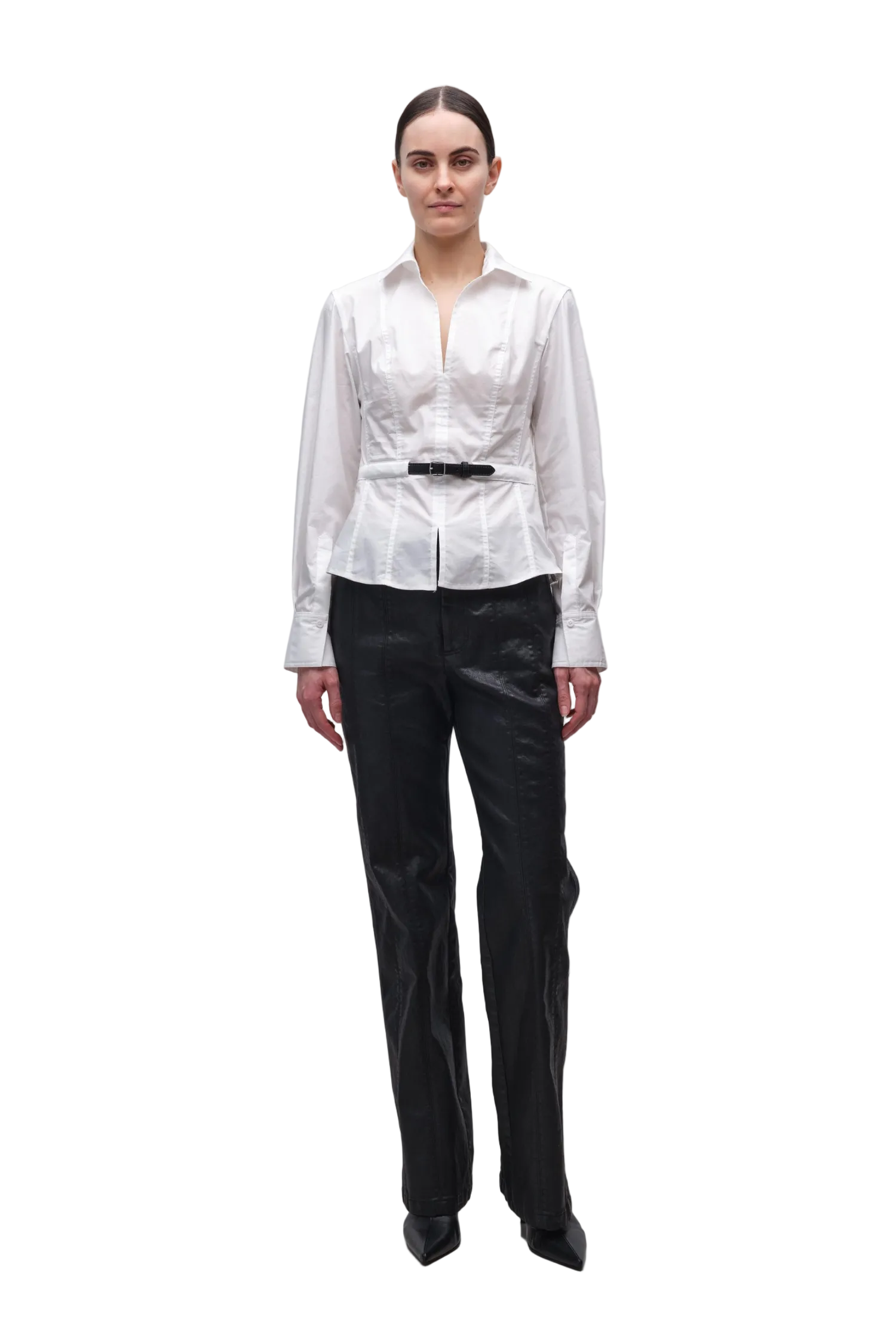 LORIEL BELTED SHIRT Sassanova