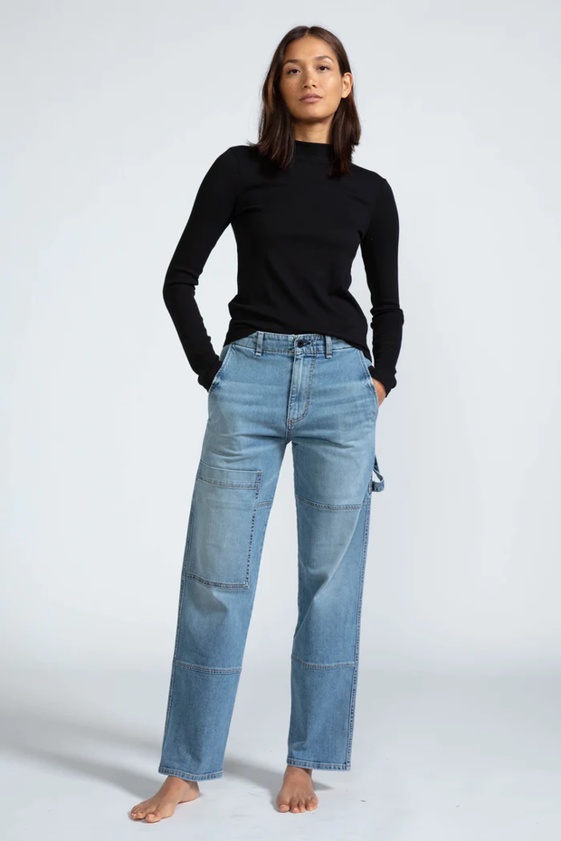MOCK NECK LS TOP