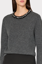 EMBELLISHED CREWNECK SWEATER-Sassanova