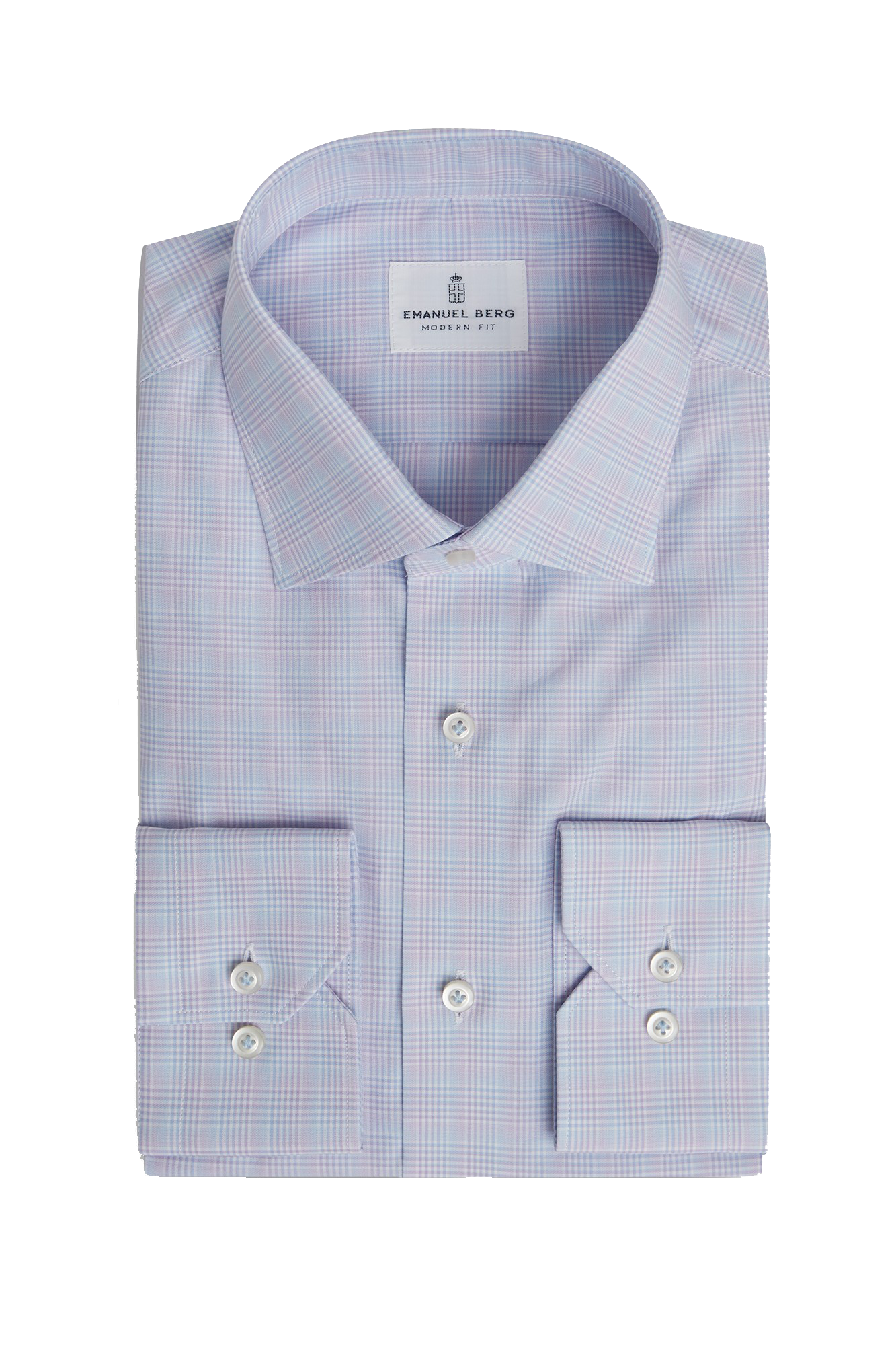 CHECKED COTTON DRESS SHIRT - Long Sleeved Shirts - Novaman