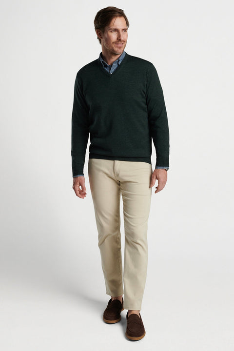 AUTUMN CREST V-NECK SWEATER