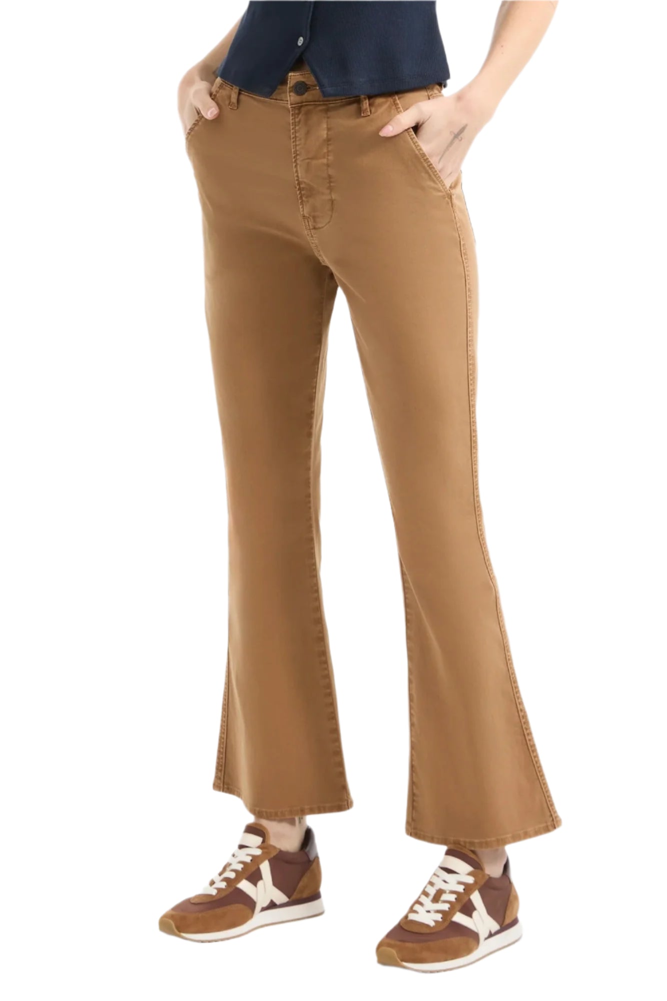 CARSON H/R ANKLE FLARE PANT - Jeans - Sassanova